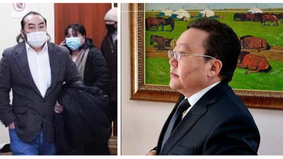 Ц.Элбэгдорж, Д.Монголхүү хоёр 